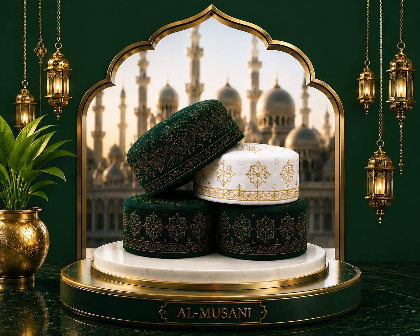 AL-MUSANI premium Islamic products hero image