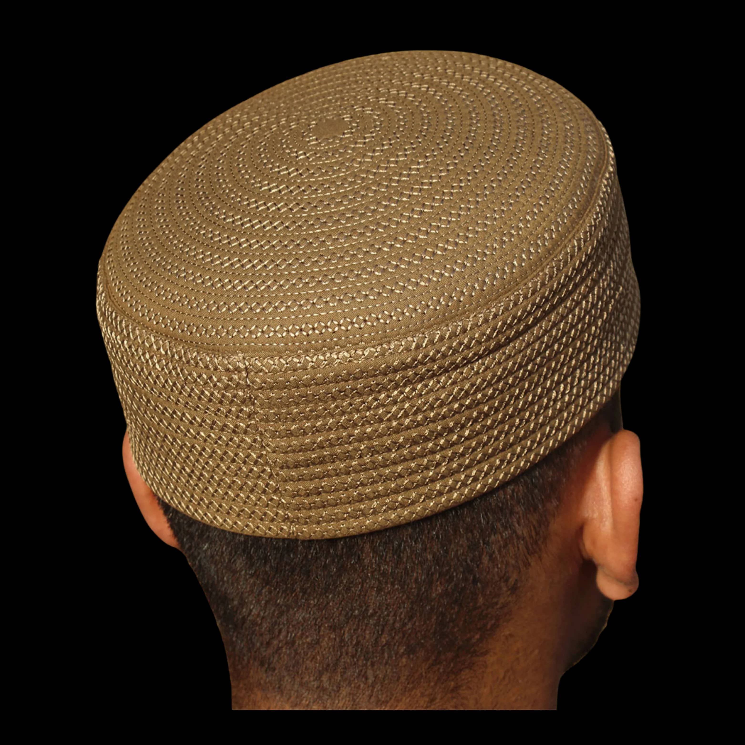 Premium Quilted Embroidered Cap - Noori Koofi 1