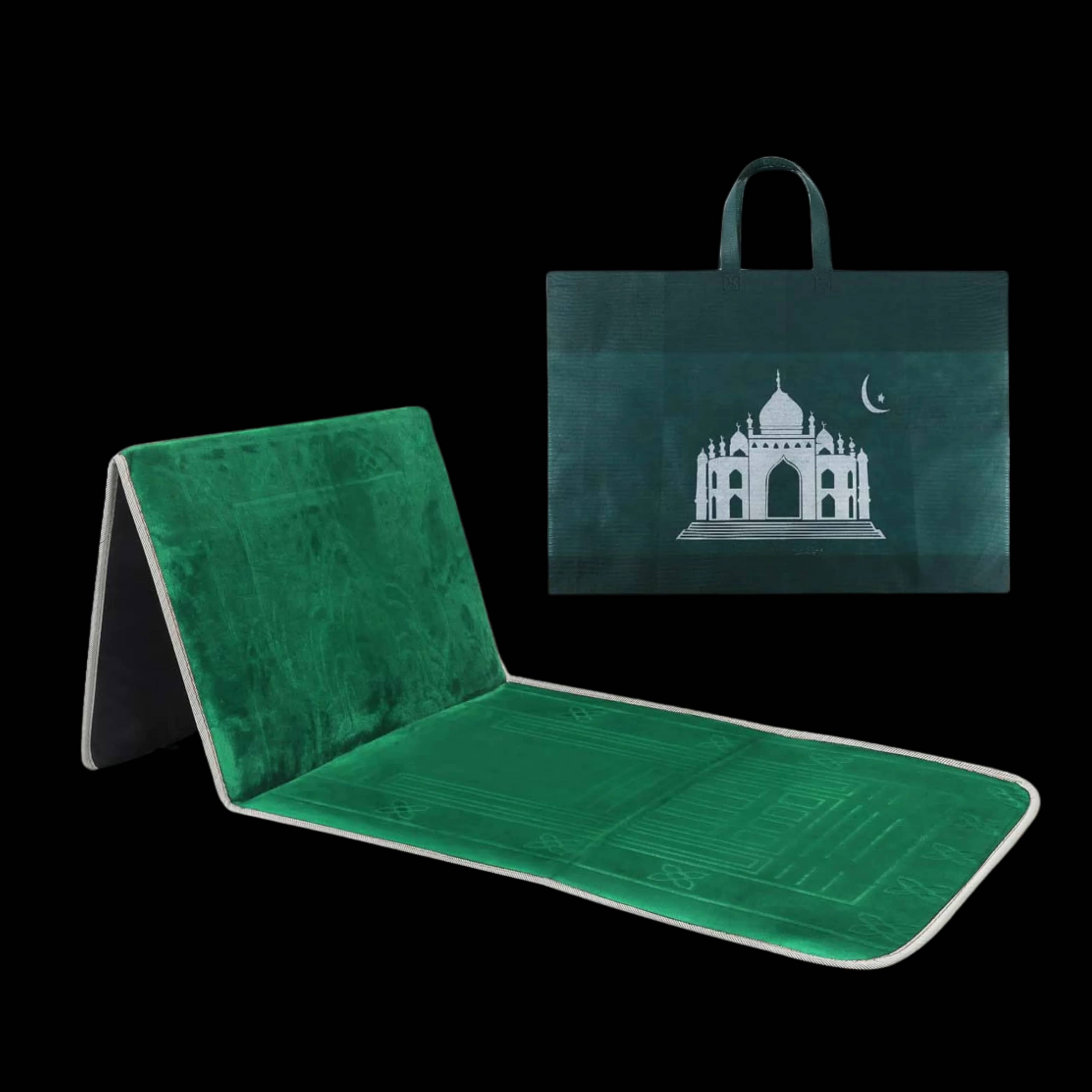 Foldable Prayer Mat with Back Support 1