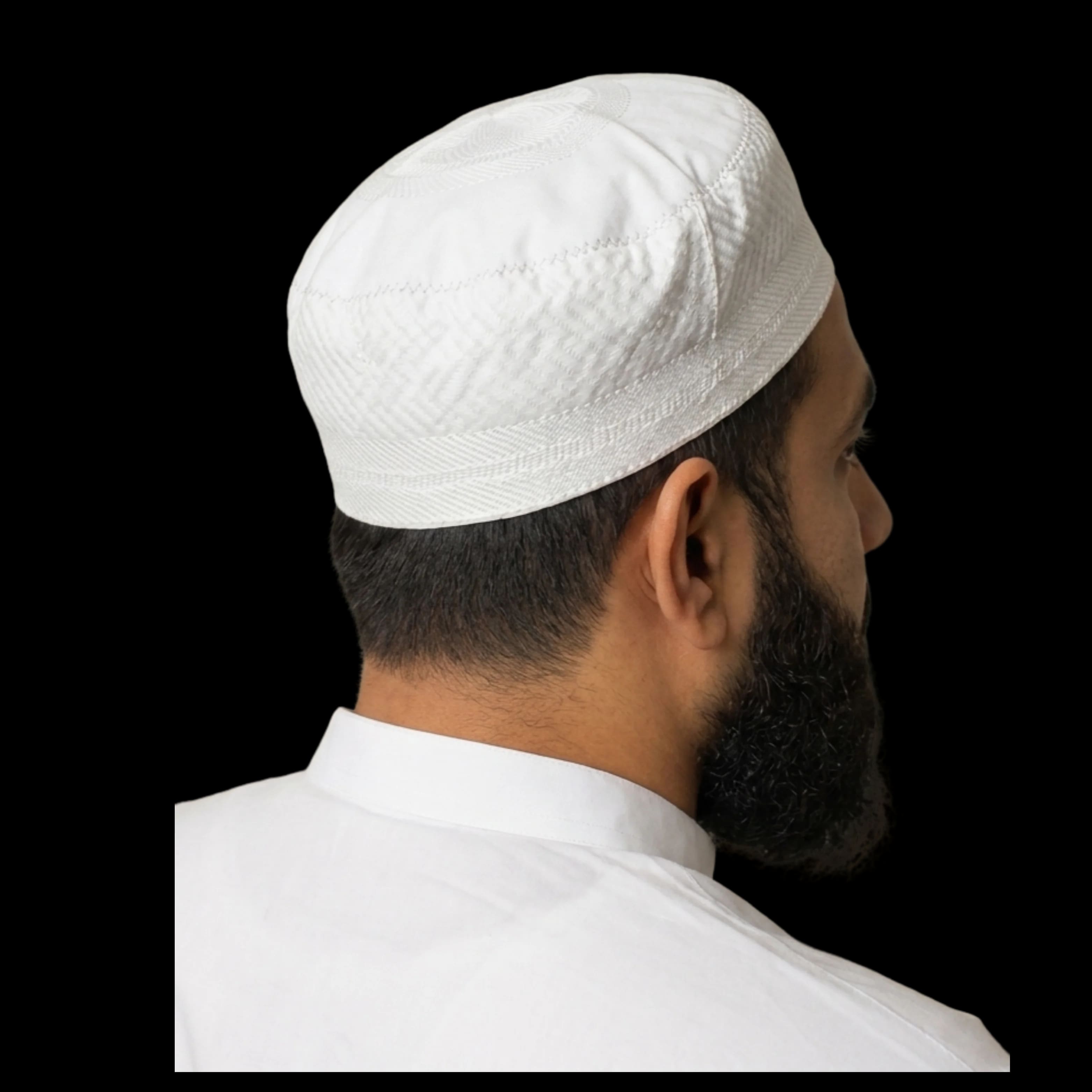 Cotton Boqus Prayer Cap product and export visual